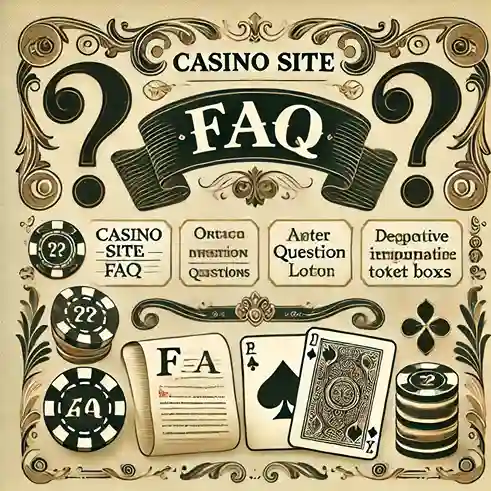 카지노사이트 FAQ